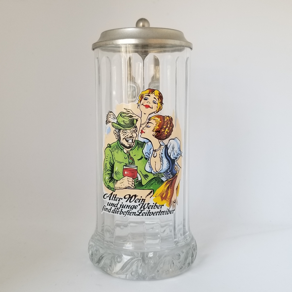 Vintage Rastal Glass Beer Stein